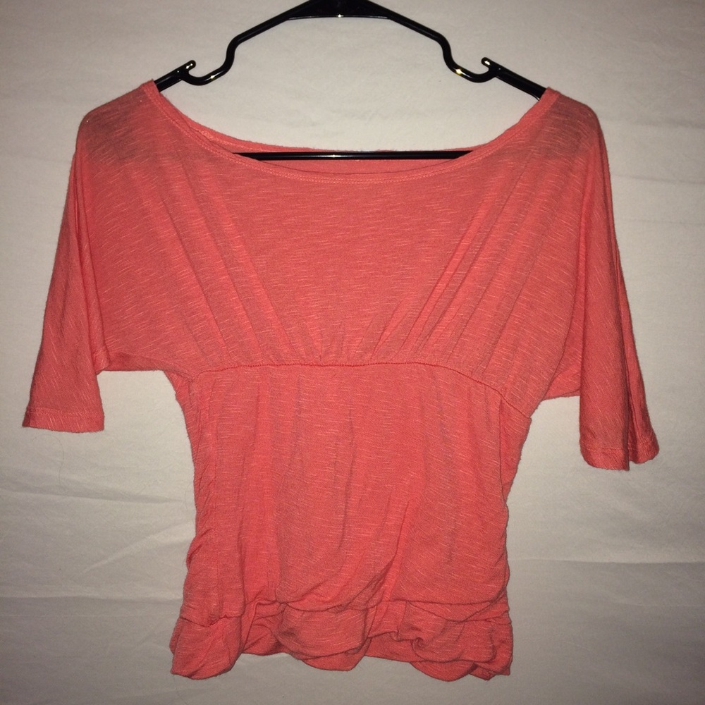Coral pink top 💝